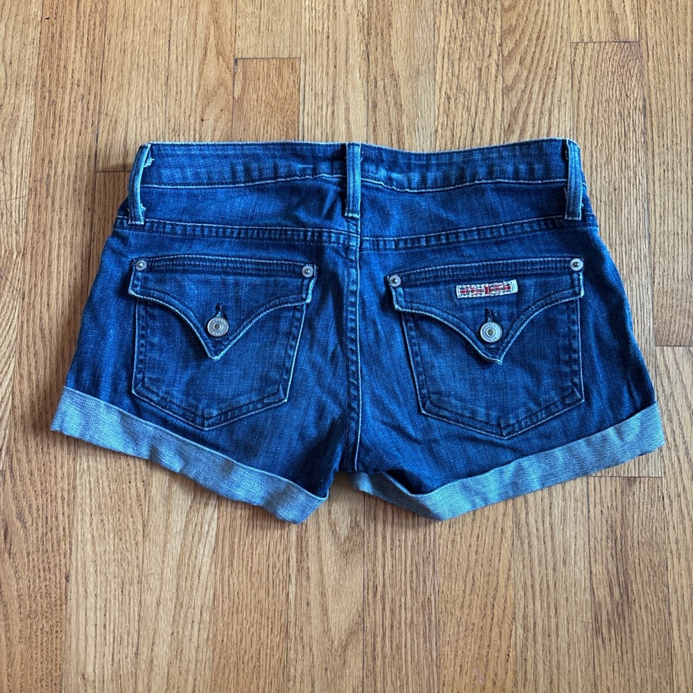 Hudson Jeans Dark Blue Denim Women Shorts